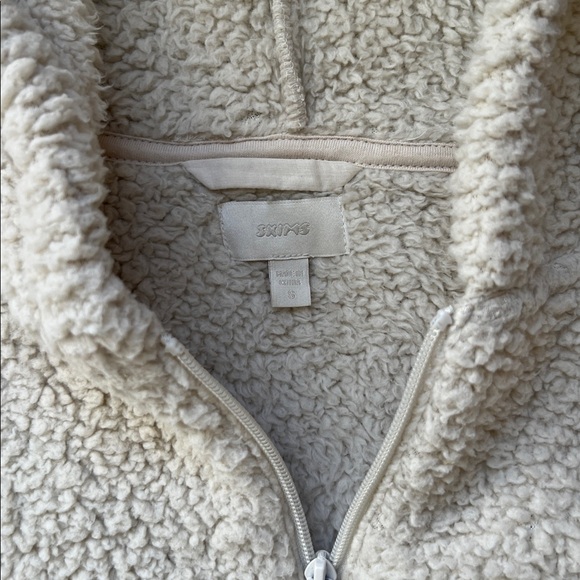 SKIMS Cream Sherpa Zip-Up - Picture 3 of 3